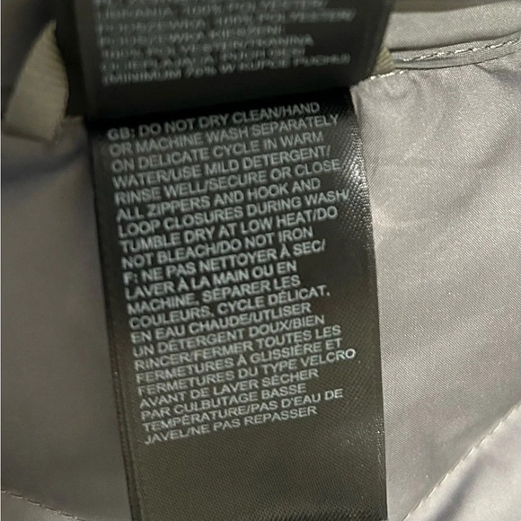 NORTH FACE WOMENS ZIP UP PUFFER JACKET 550 Sz M - Picture 11 of 15